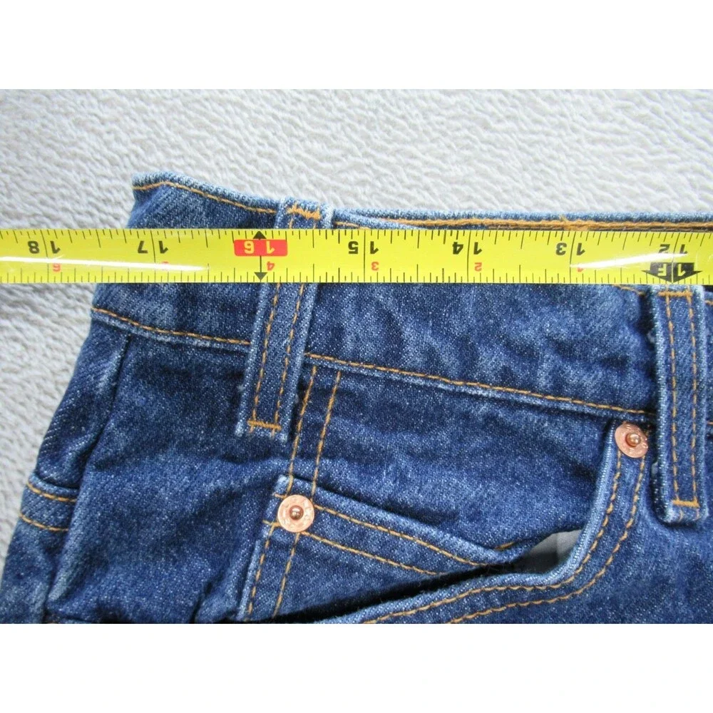 Vintage Levi's 517 Jeans Mens Tall 34x35 (Tag 38x36) Orange Tab Bootcut USA Made